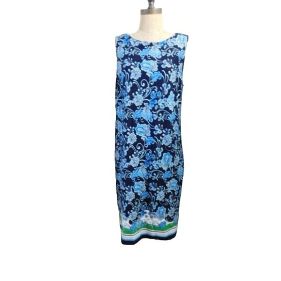 Chico's Size L Large (12) STRETCH Knit Classic Dress - Picture 1 of 2